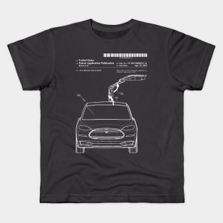 Model X Door Patent Art Kids T-Shirt